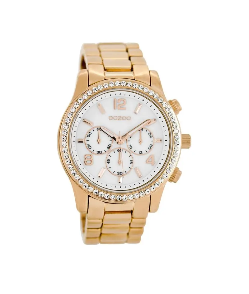 Oozoo Dames horloge-C8418 rose (40mm)