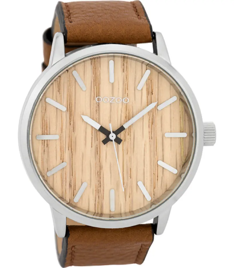 Oozoo Dames horloge-C9256 cognac (45mm)