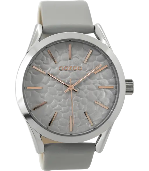 Oozoo Dames Horloge-C9471 grijs (44mm)