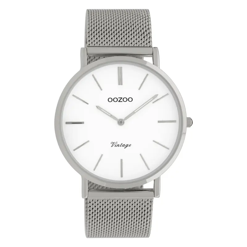 Oozoo Dames horloge-C9901 zilver (40mm)