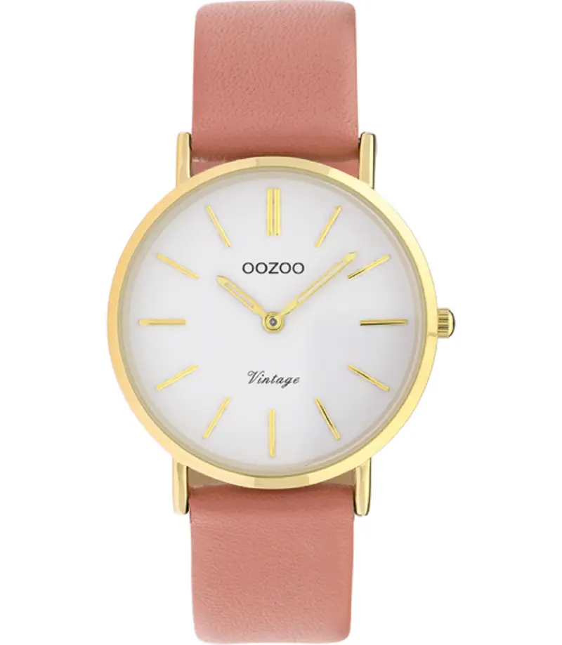 Oozoo Dames horloge-C9977 roze (32mm)
