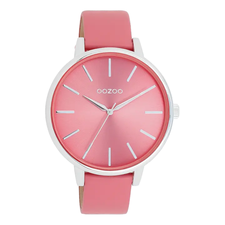 Oozoo dames Horloge met leren band (42mm)
