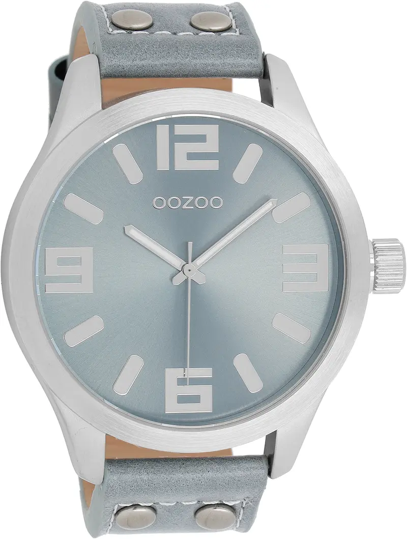 Oozoo Heren Horloge-C1010 grijs (51mm)