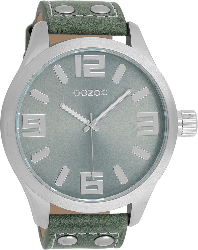 Oozoo Heren Horloge-C1011 groen (51mm)