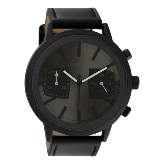 Oozoo Heren Horloge-C10808 Zwart (50mm)