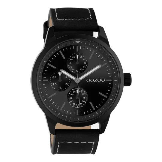 Oozoo Heren Horloge-C10909 zwart (45mm)