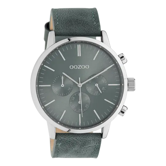 Oozoo Heren Horloge-C10915 blauw (45mm)