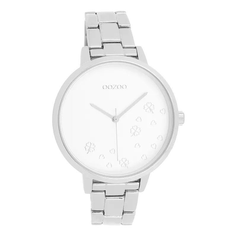 Oozoo heren Horloge-C11120 zilver (42mm)