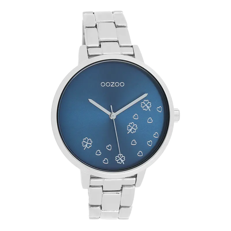 Oozoo heren Horloge-C11121 zilver (42mm)