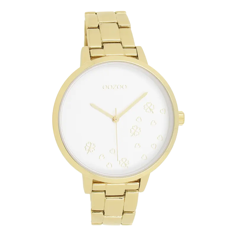 Oozoo heren Horloge-C11122 goud (42mm)
