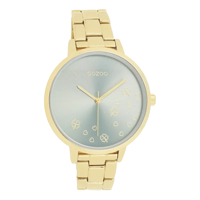 Oozoo heren Horloge-C11123 goud (42mm)