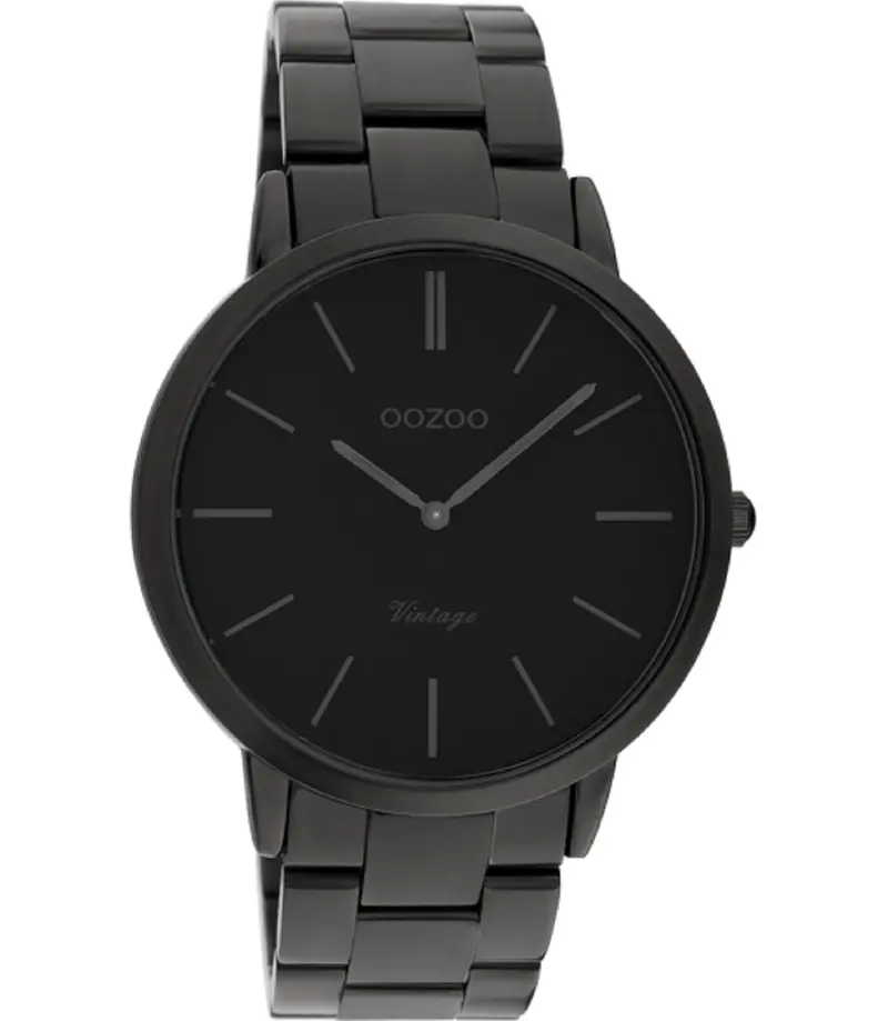 Oozoo Heren horloge-C20025 zwart (42mm)