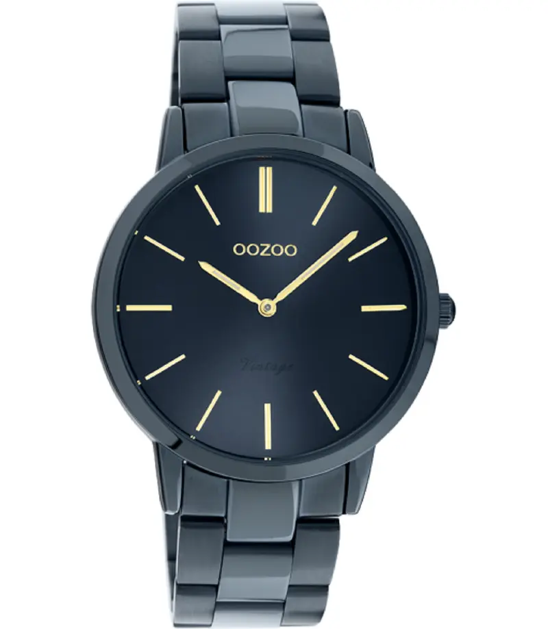 Oozoo Heren horloge-C20102 Donker Blauw (42mm)