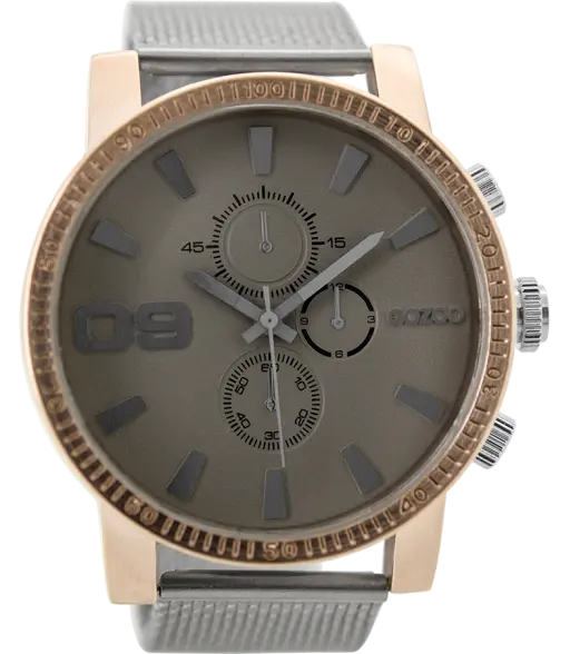 Oozoo Heren Horloge-C9437 zilver (50mm)