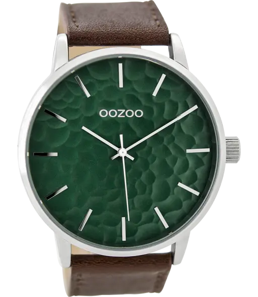 Oozoo Heren Horloge-C9441 bruin (48mm)