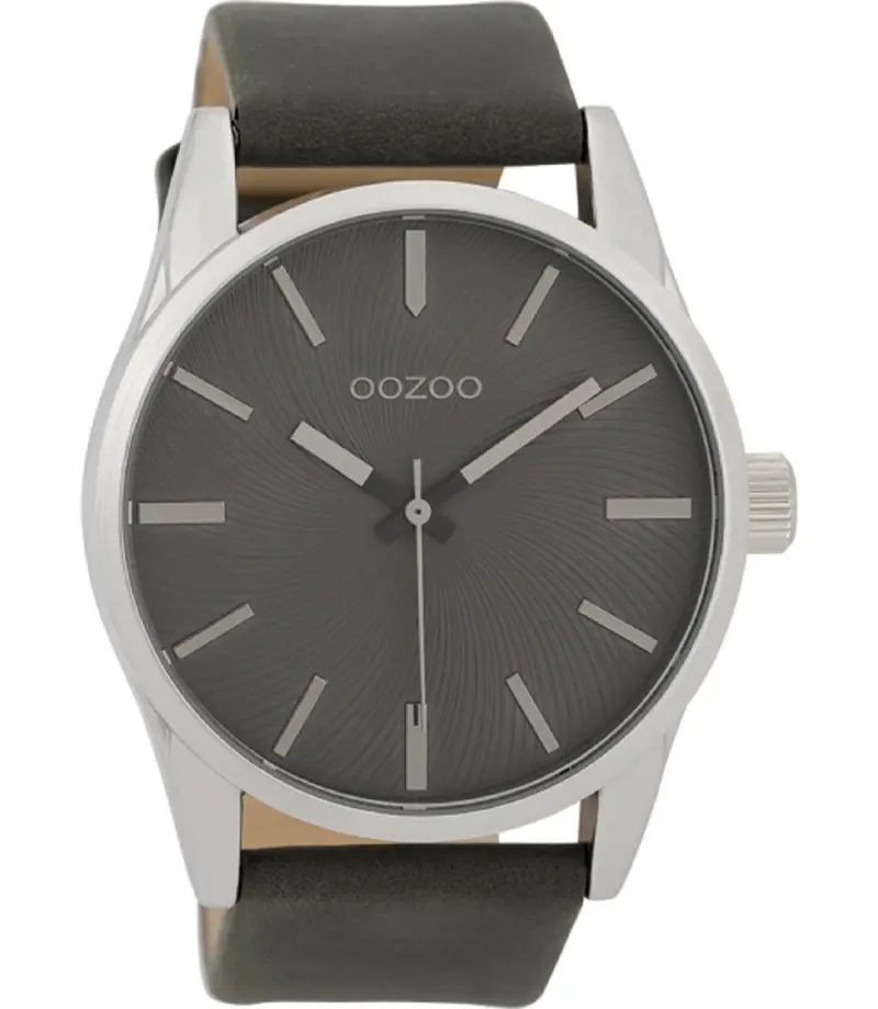 Oozoo Heren Horloge-C9628 grijs (45mm)