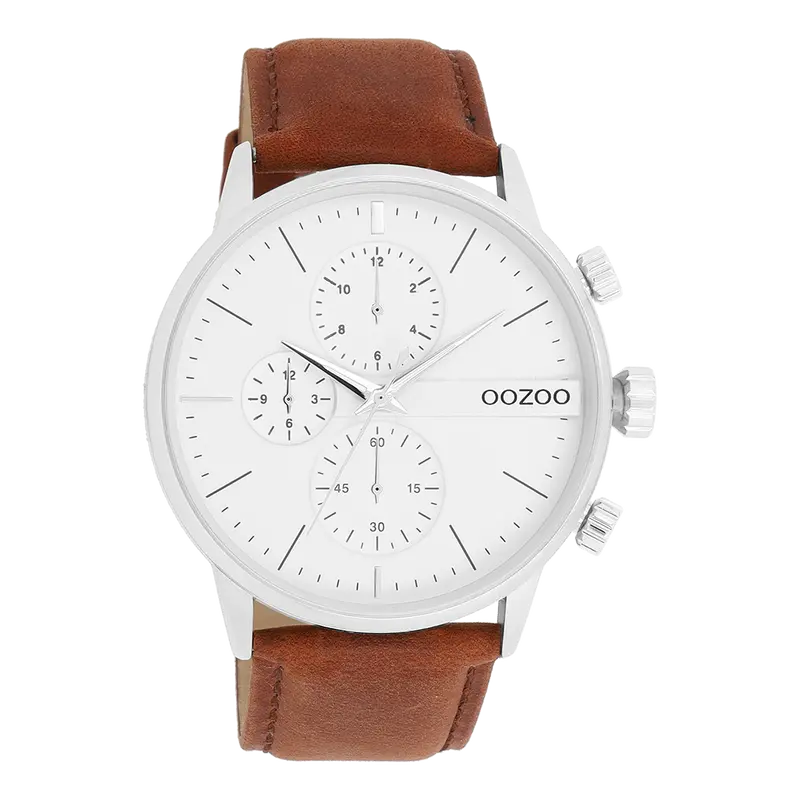 Oozoo Horloge-C11220 cognac (45mm)