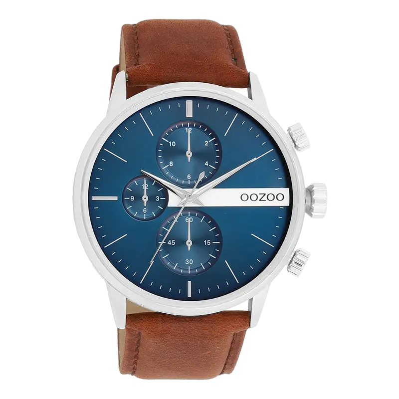 Oozoo Horloge-C11221 cognac (45mm)