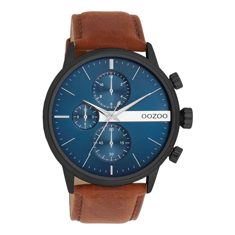 Oozoo Horloge-C11222 cognac (45mm)