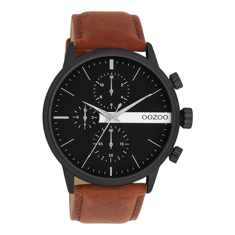 Oozoo Horloge-C11223 cognac (45mm)