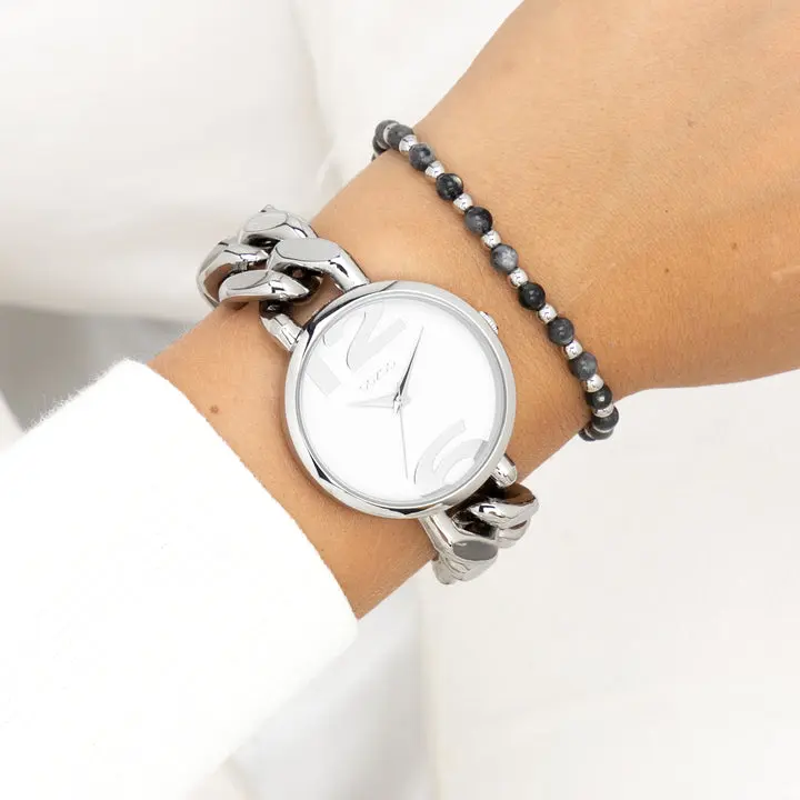Oozoo Horloge met metalen band (40mm)