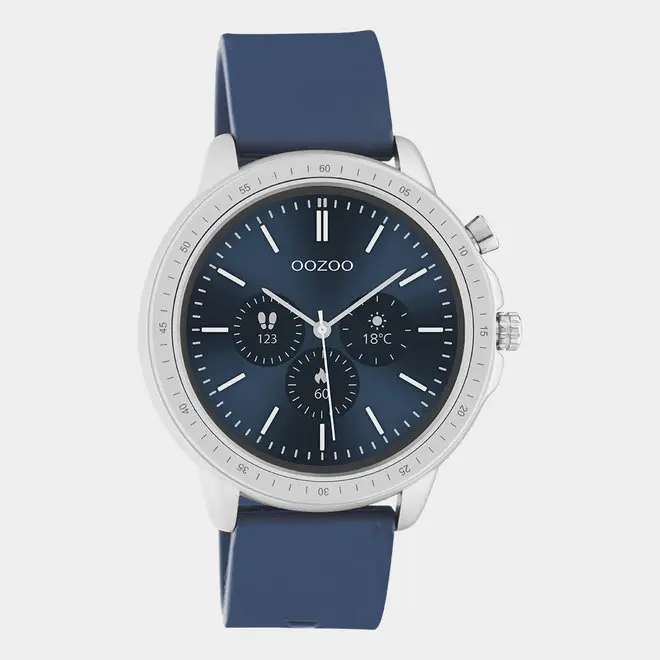 OOZOO Smartwatches - unisex - Blue Display Smartwatch - Blue Q00315 (45MM)