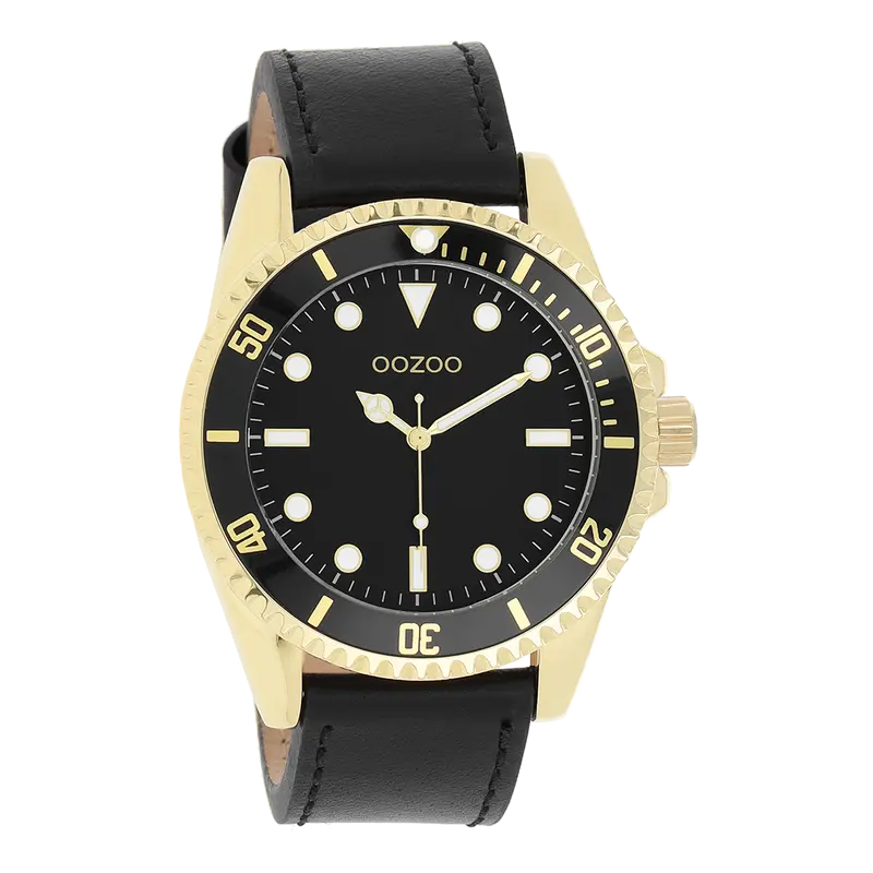 Oozoo timepieces Horloge-C11115 zwart (44mm)