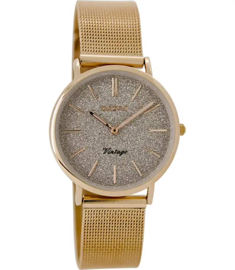 Oozoo vintage horloge C8839 rosé (32mm)