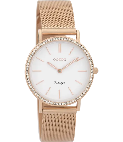Oozoo Vintage Horloge - C9328 Rosé (32mm)