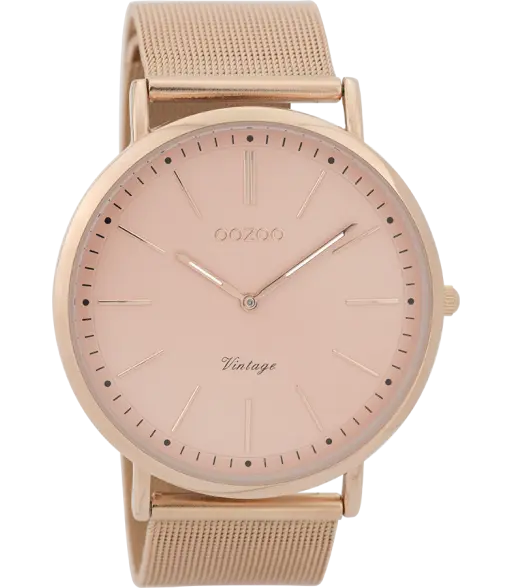Oozoo Vintage Horloge - C9357 Rosé (44mm)