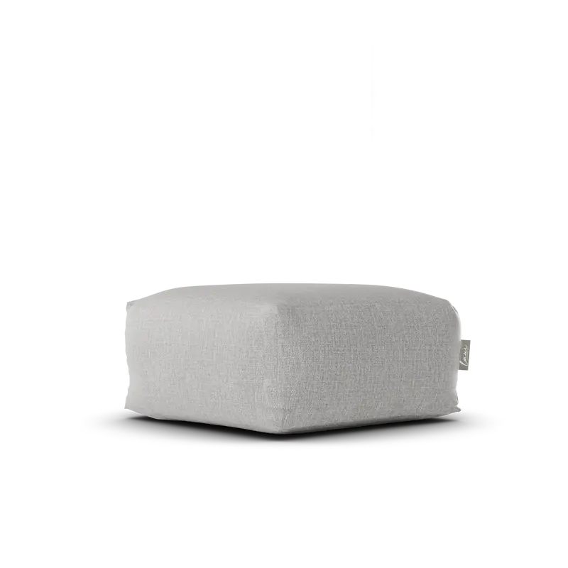 Original Square Pouf Ash Grey - Laui Lounge