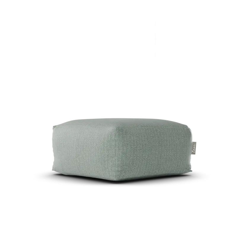 Original Square Pouf Sea Green - Laui Lounge