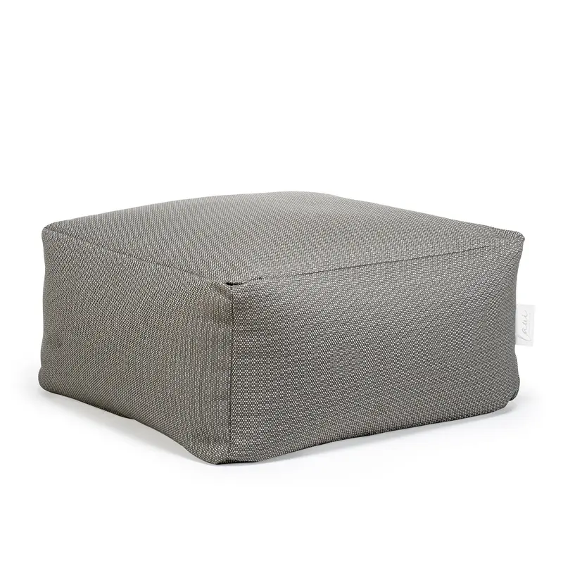 Original Square Pouf Stone Grey - Laui Lounge