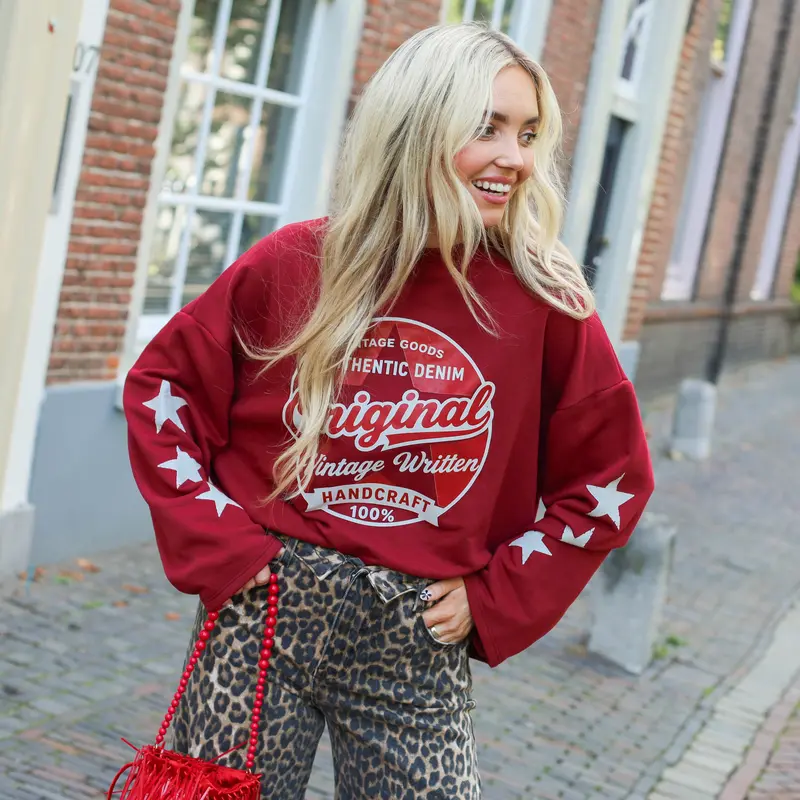 Original sweater burgundy