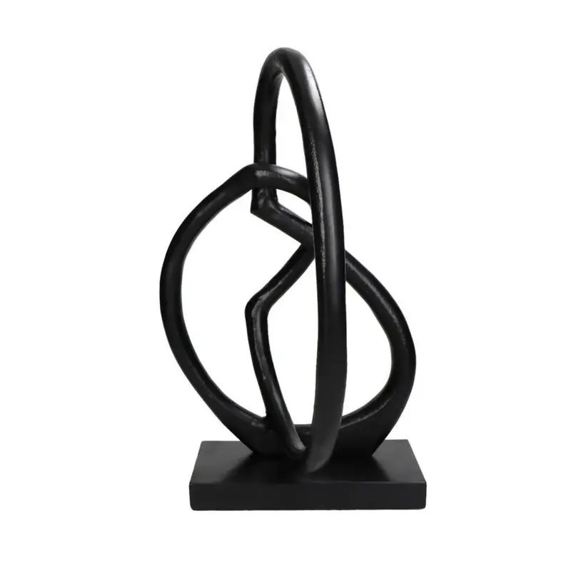 Ornament Zwart 25x15x41cm