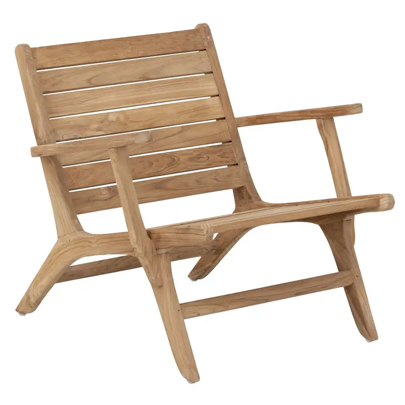 Outdoor Fauteuil Laila Teakhout Naturel MUST Living