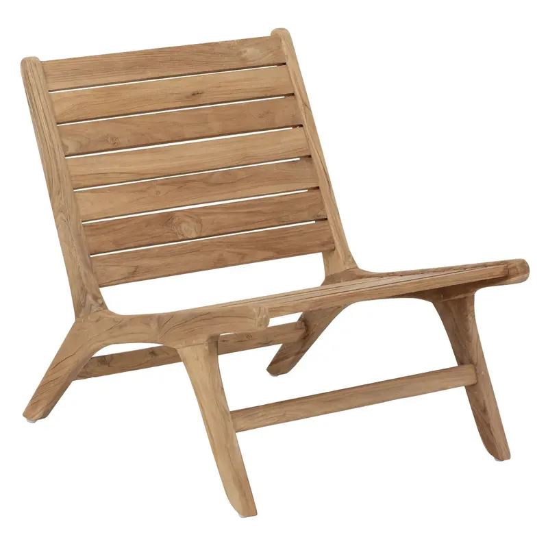 Outdoor Fauteuil Lily Teakhout Naturel MUST Living