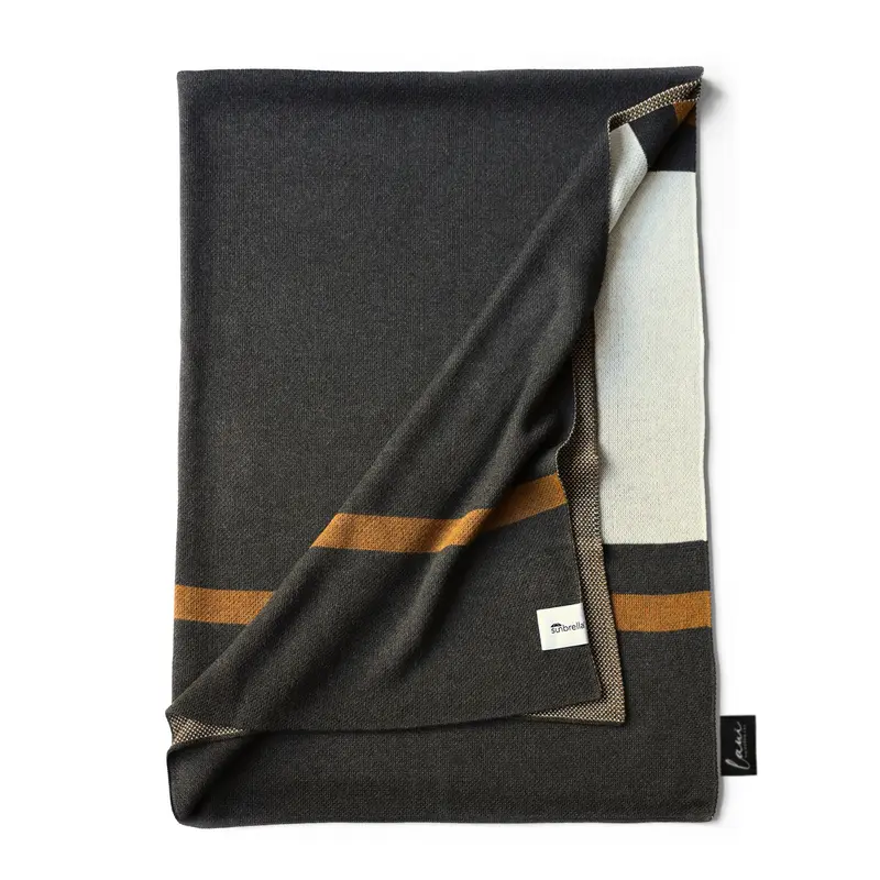 Outdoor Plaid Grey Stripe 130x180 - Laui Lounge