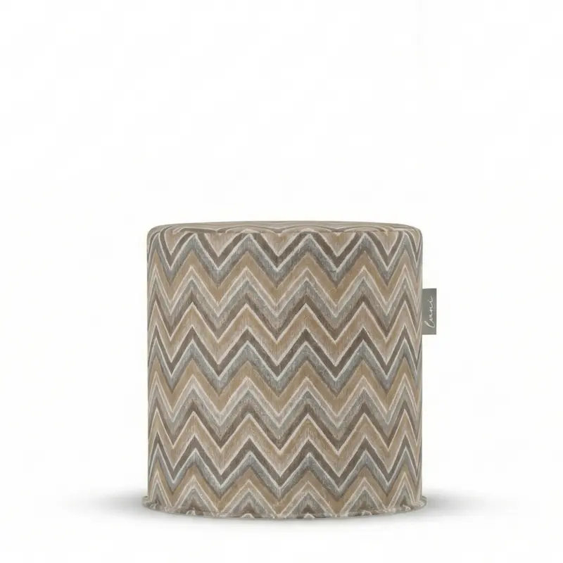 Outdoor Pouf Acapulco Calico Ø44x46 - Laui Lounge