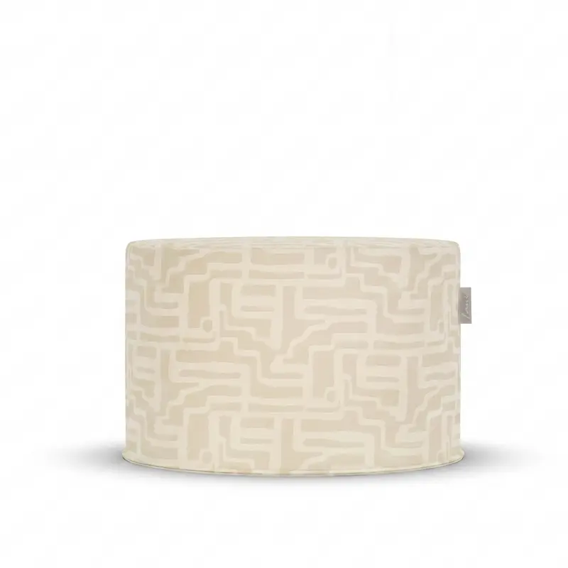Outdoor Pouf Riddle Plaster Ø68x35 - Laui Lounge