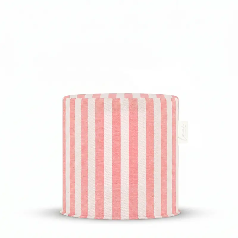 Outdoor Pouf The Riviera Sorbet Ø44x46 - Laui Lounge