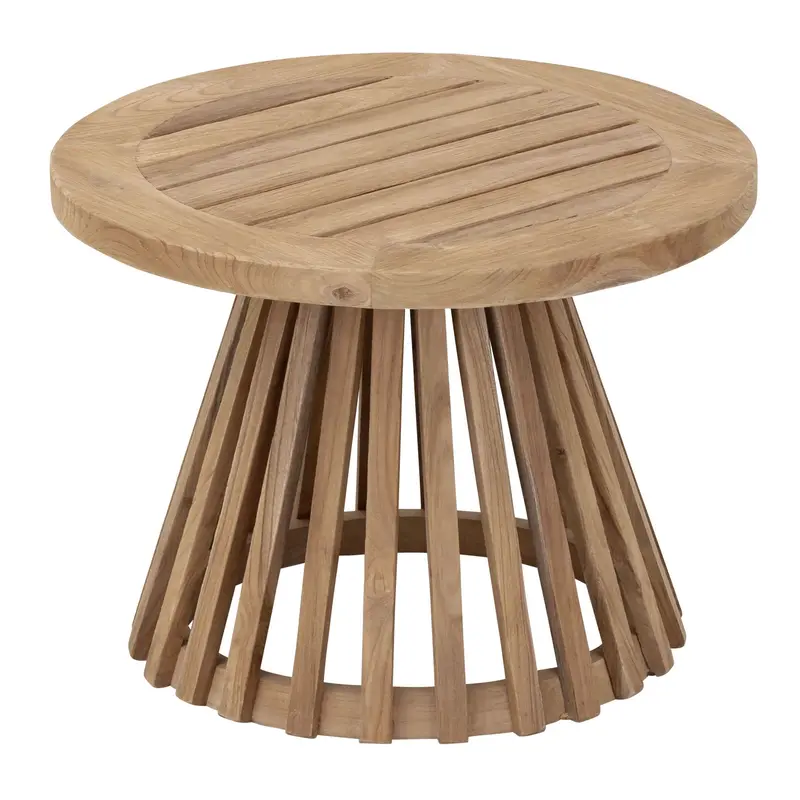 Outdoor Salontafel Lily Teakhout Naturel Small Ø50cm MUST Living