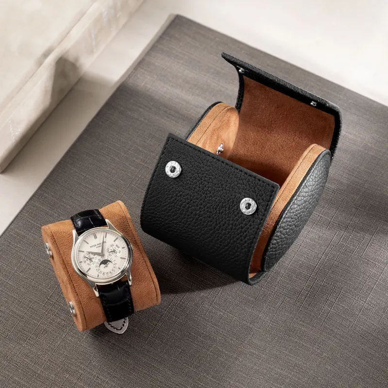 Oval Black Watch Tube Single Watch