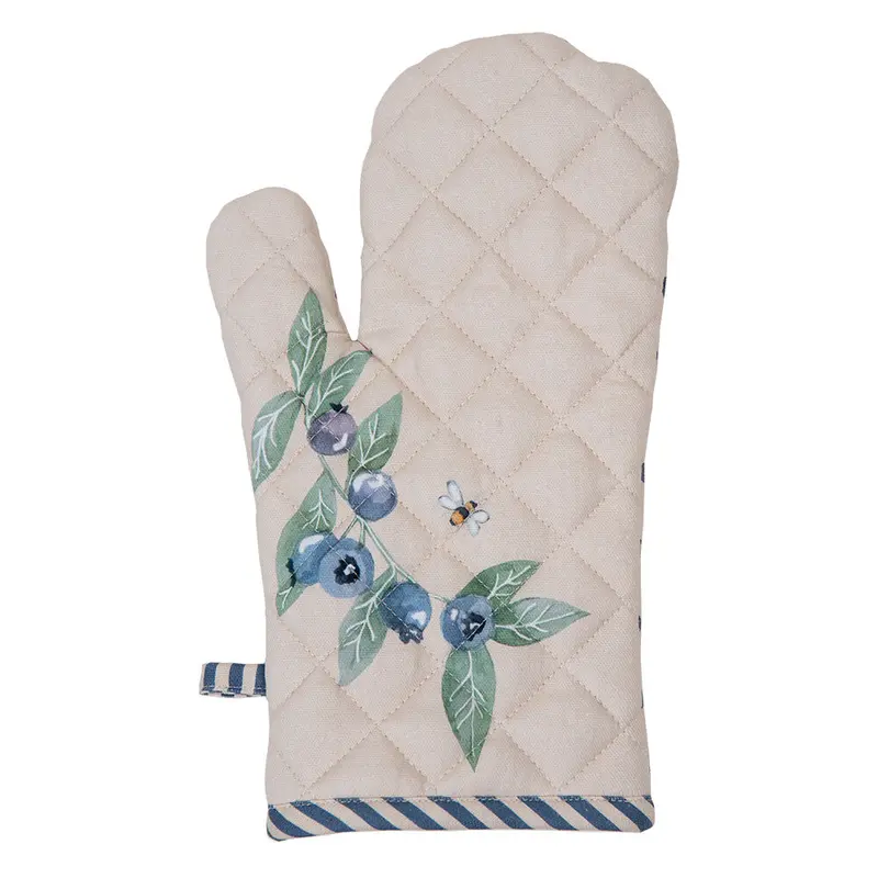 Ovenwant Bos beige blauw 30x18cm