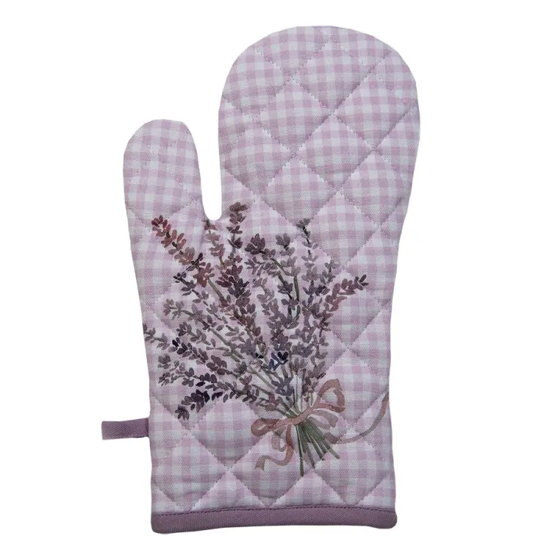 Ovenwant Lavendel paars wit 30x18cm