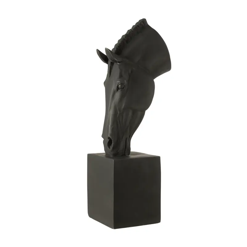 Paard Op Voet Zwart Large J-Line