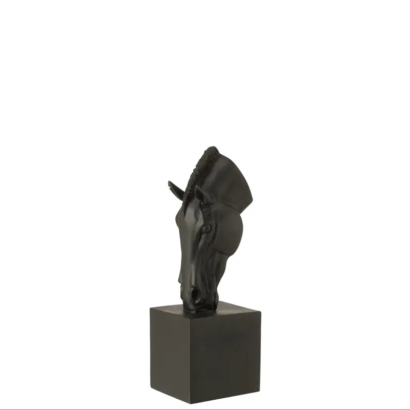 Paard Op Voet Zwart Small J-Line