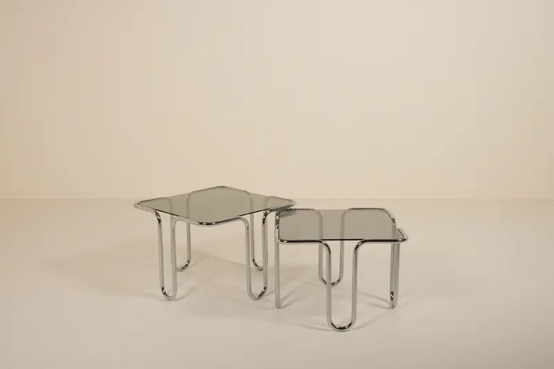 Pair of Side Tables by Ezio Didone