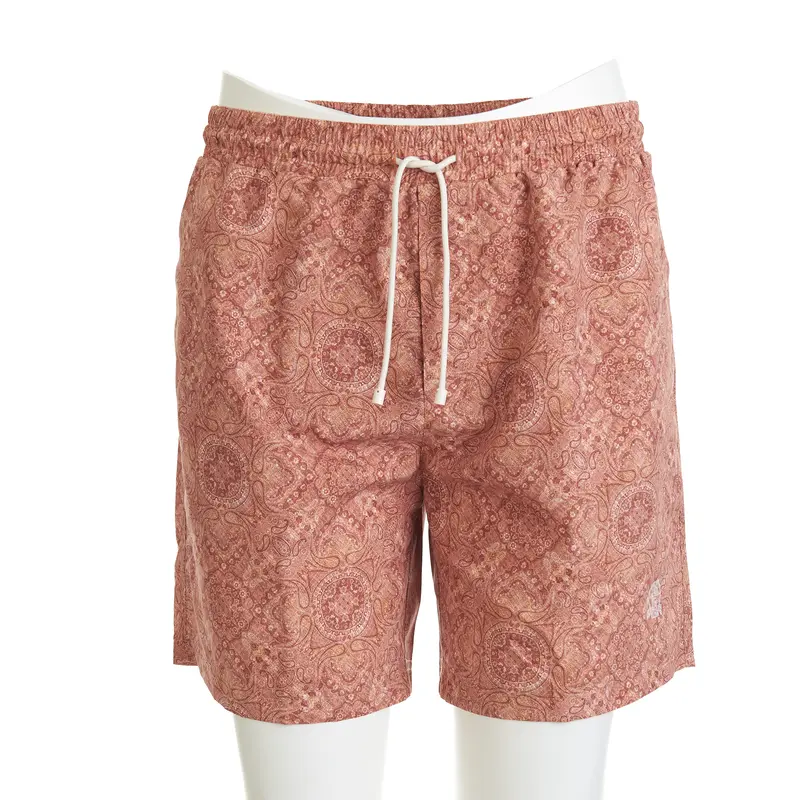 Paisley Nylon Swim Shorts