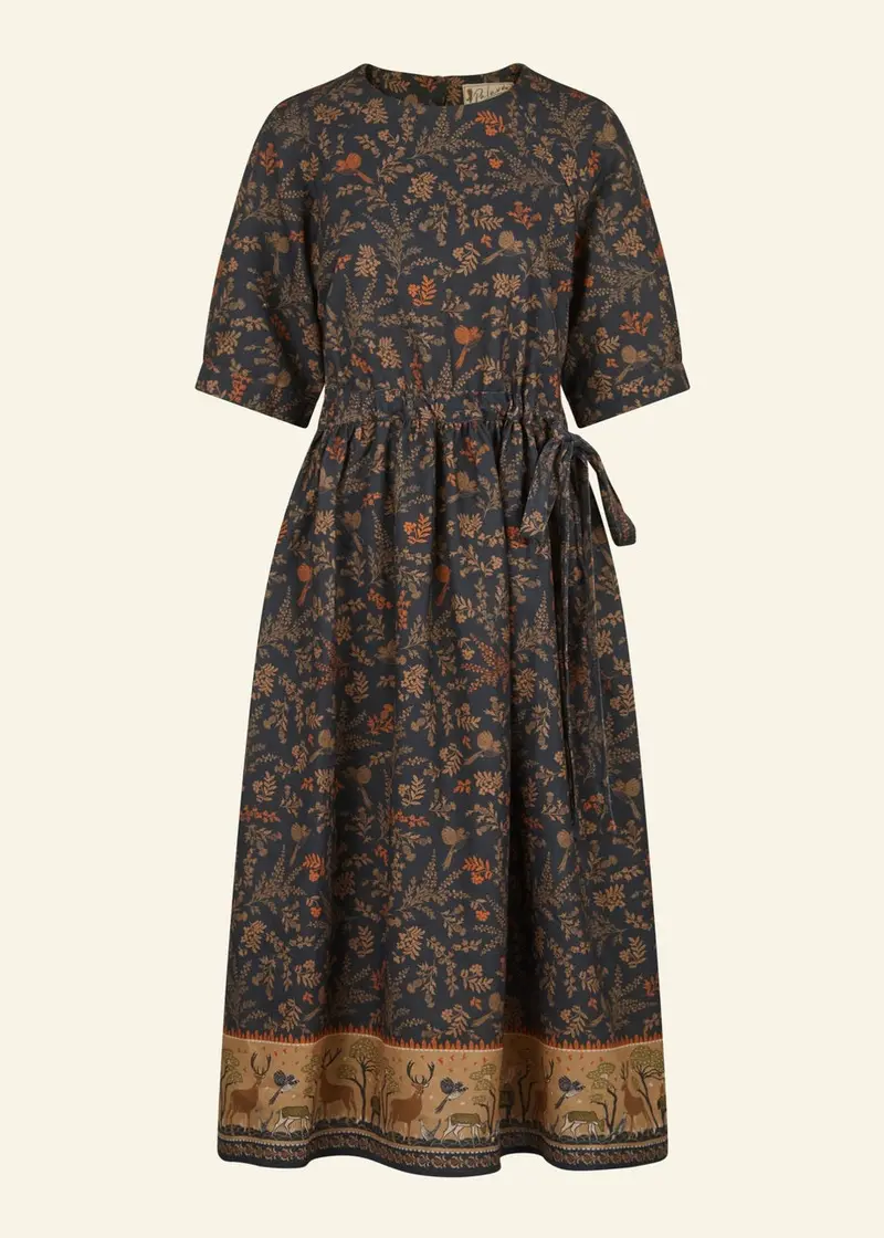 Palava Juliette Ancient Deer Dress Navy